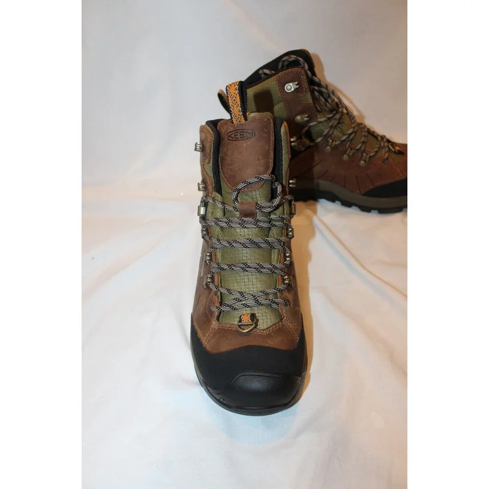 Keen Men's Revel IV High Polar Waterproof Boots Bison/Orange NEW SZ 8